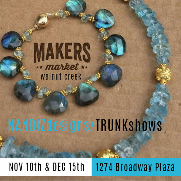 It's Trunk Show Season which means you get to see ALL my latest work in person!