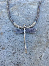 Load image into Gallery viewer, Crazy for Dragonflies Necklace