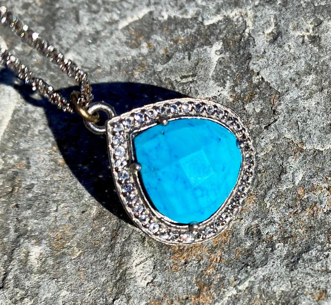 Blue Flame Necklace