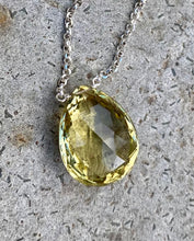 Load image into Gallery viewer, Mixed Metal Citrine Necklace