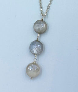 Rising moon necklace