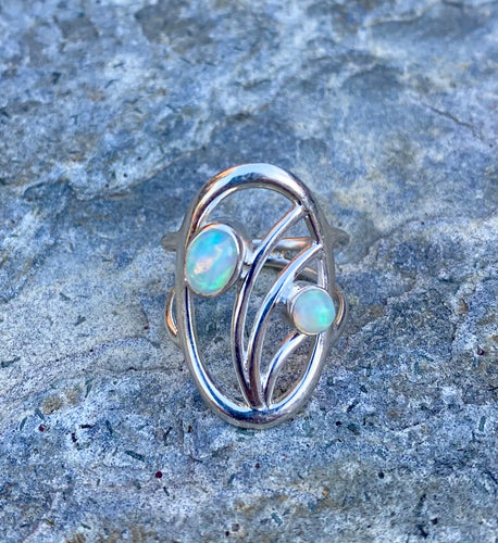 Opal Duo Ring