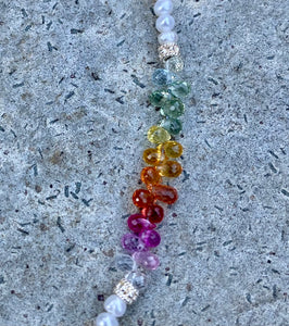 Rainbow Offset Necklace
