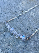 Load image into Gallery viewer, Moonstone cluster Necklace
