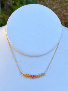 Sunrise Sapphire Necklace