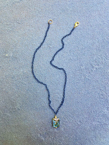 Abalone rectangle necklace